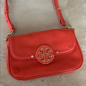 Tori Burch Red Cross Body Bag
